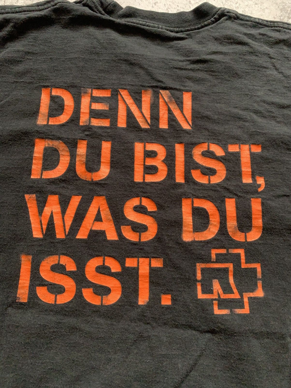 Band Tees 🔥VINTAGE 00’s RAMMSTEIN MEIN TEIL T-SHIRT TEE Size US L / EU 52-54 / 3 - 9 Thumbnail