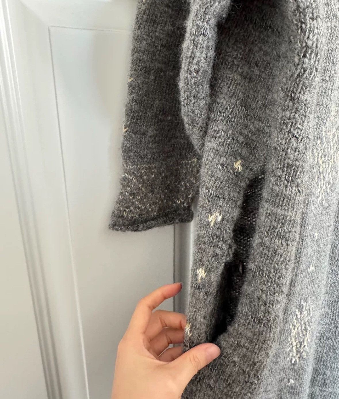 Kapital Kapital Bohemian style high neck lapel dress wool dress Size ONE SIZE - 5 Thumbnail