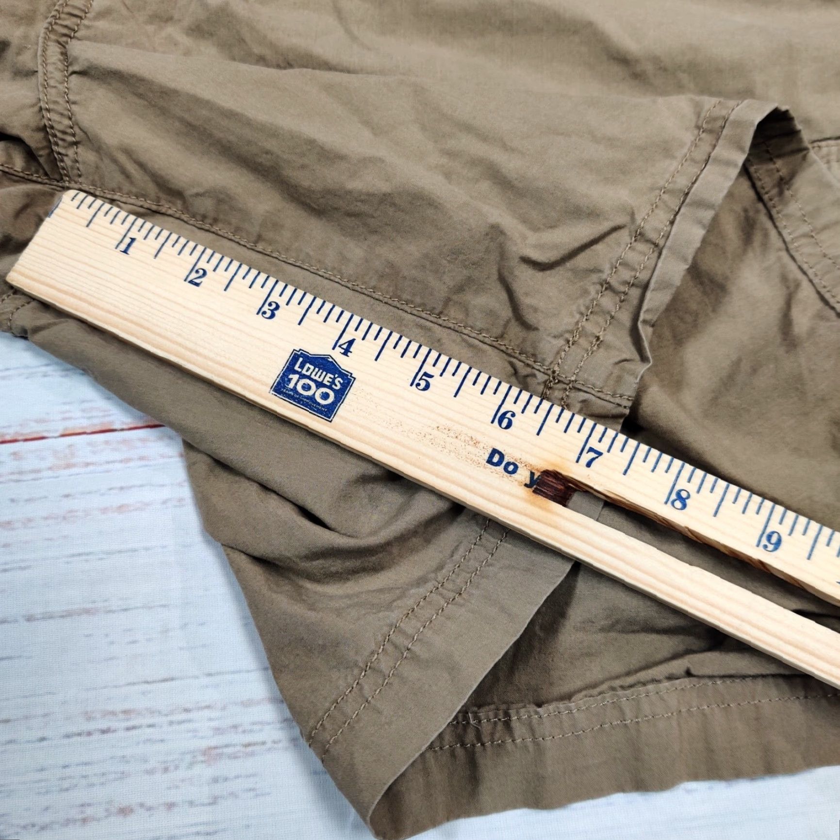 Vintage Columbia Cargo Shorts Mens Size 40 Tan Beige 100% Cotton Flat Front Size US 40 / EU 56 - 4 Thumbnail