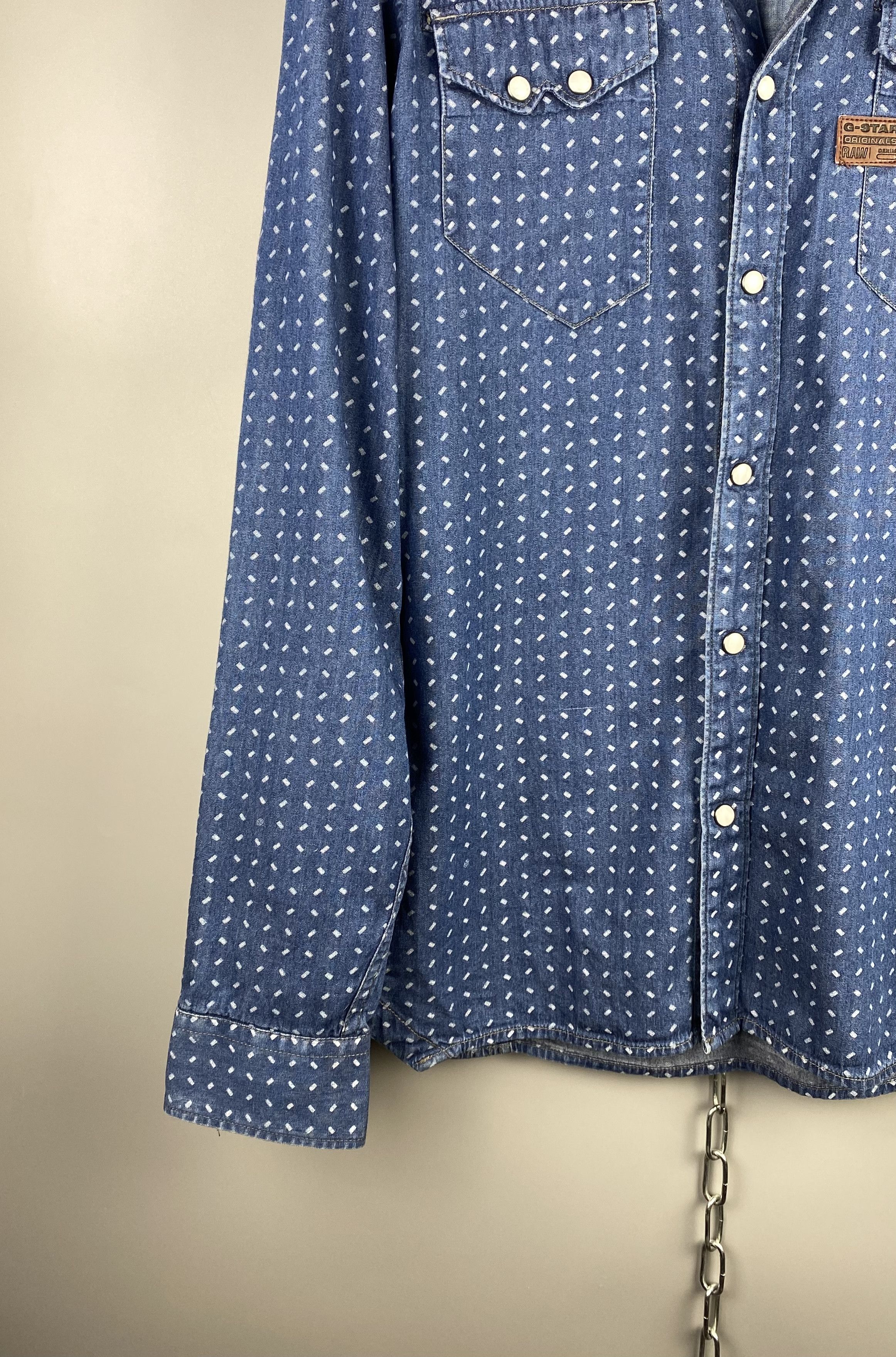 G-Star G Star Button Western Long Sleeve Shirt Size US M / EU 48-50 / 2 - 6 Thumbnail