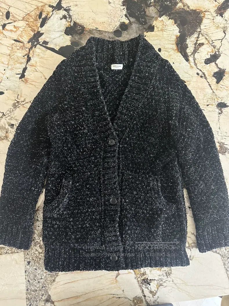 Saint Laurent Paris Saint Laurent Paris Black Popular Cardigan Size S / US 4 / IT 40 - 1 Thumbnail