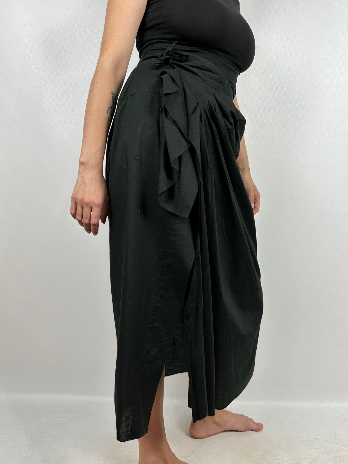 Rick Owens SS06 Rick Owens Tungsten Maxi Skirt Size 27" / US 4 / IT 40 - 4 Thumbnail