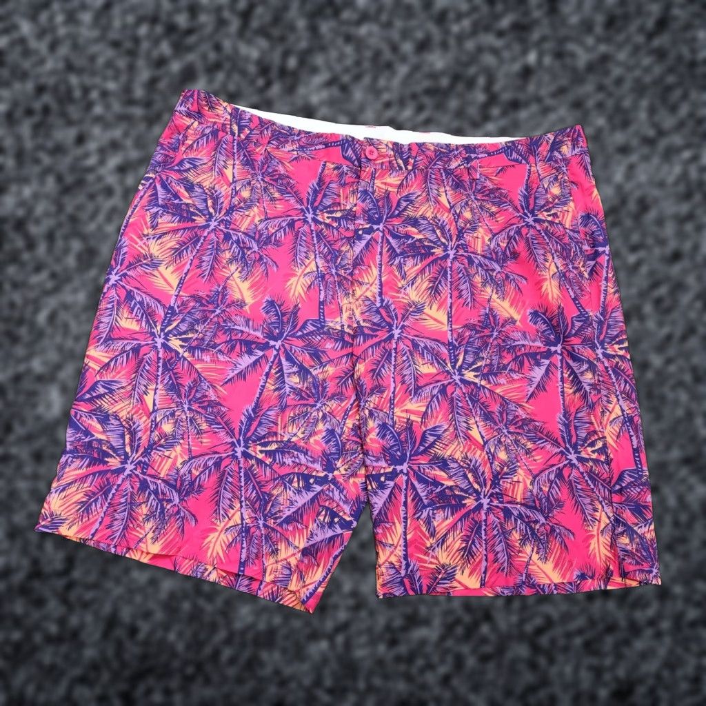 Vintage Hreski Performance Golf Shorts Men's 42 Neon Palm Trees All Over Print Size US 42 / EU 58 - 1 Thumbnail