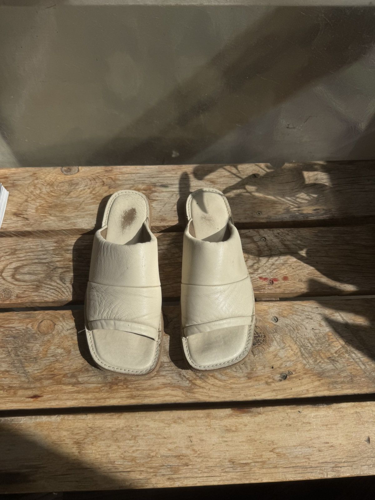 Dries Van Noten Off white slip on sandal Size US 11 / EU 44 - 6 Thumbnail