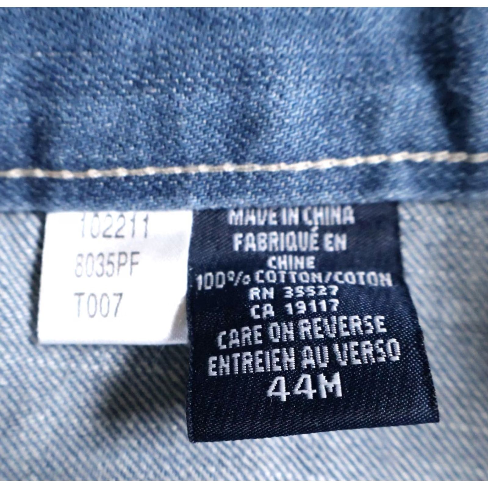 Denime VINTAGE Girbaud Jeans Men's 42 x 30 Blue Denim Carpenter Straight 90s Hip Hop VTG Mens Size US 42 / EU 58 - 4 Thumbnail