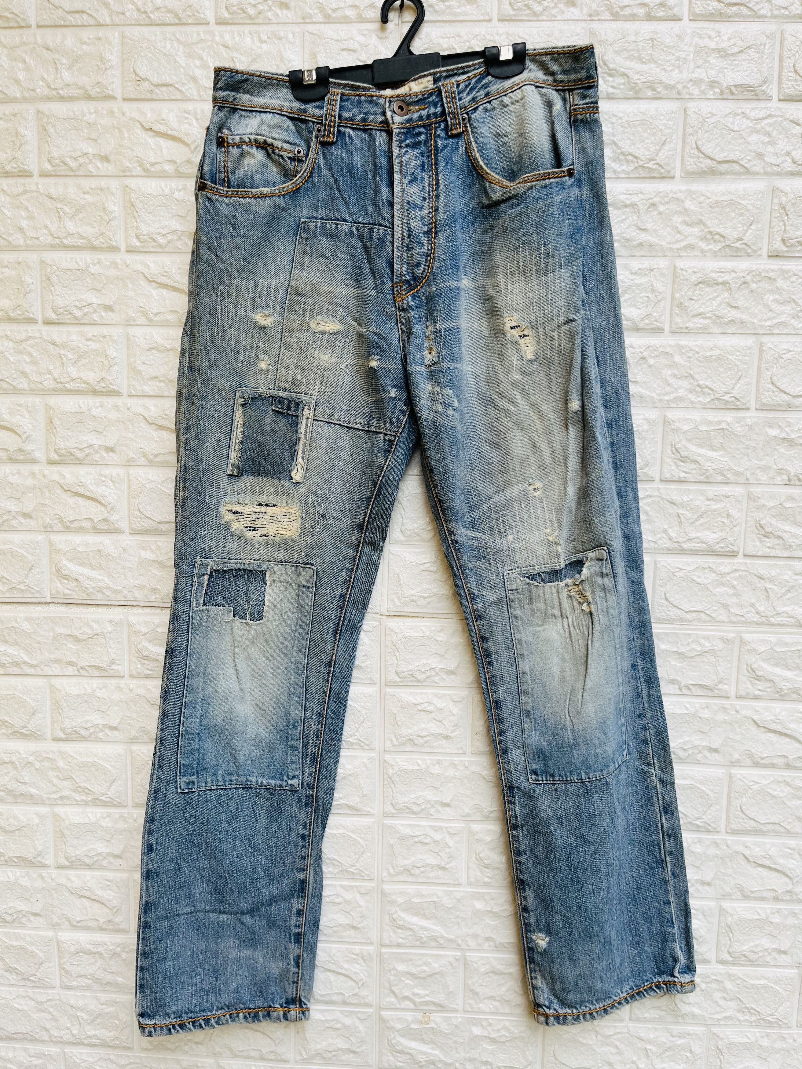 Japanese Brand × Vintage Vintage Nero Distressed Japanese Designer Fashion Style Size US 30 / EU 46 - 1 Thumbnail