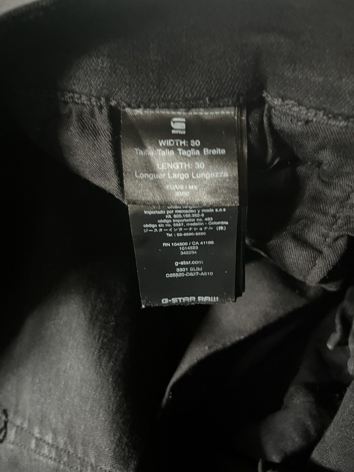 G-Star G-Star 3301 Slim Jeans Size US 30 / EU 46 - 5 Thumbnail