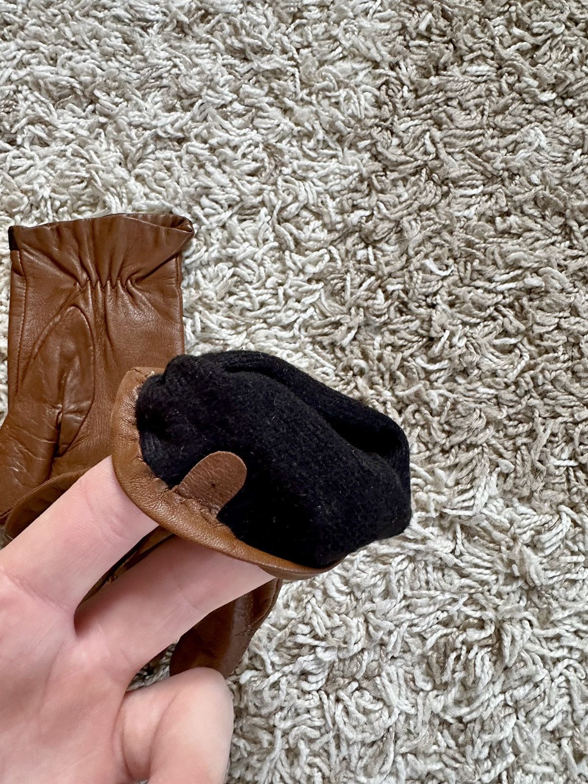 Lauren Ralph Lauren × Polo Ralph Lauren × Ralph Lauren Leather gloves Lauren Ralph Lauren Horse Logo RLL Size ONE SIZE - 4 Thumbnail