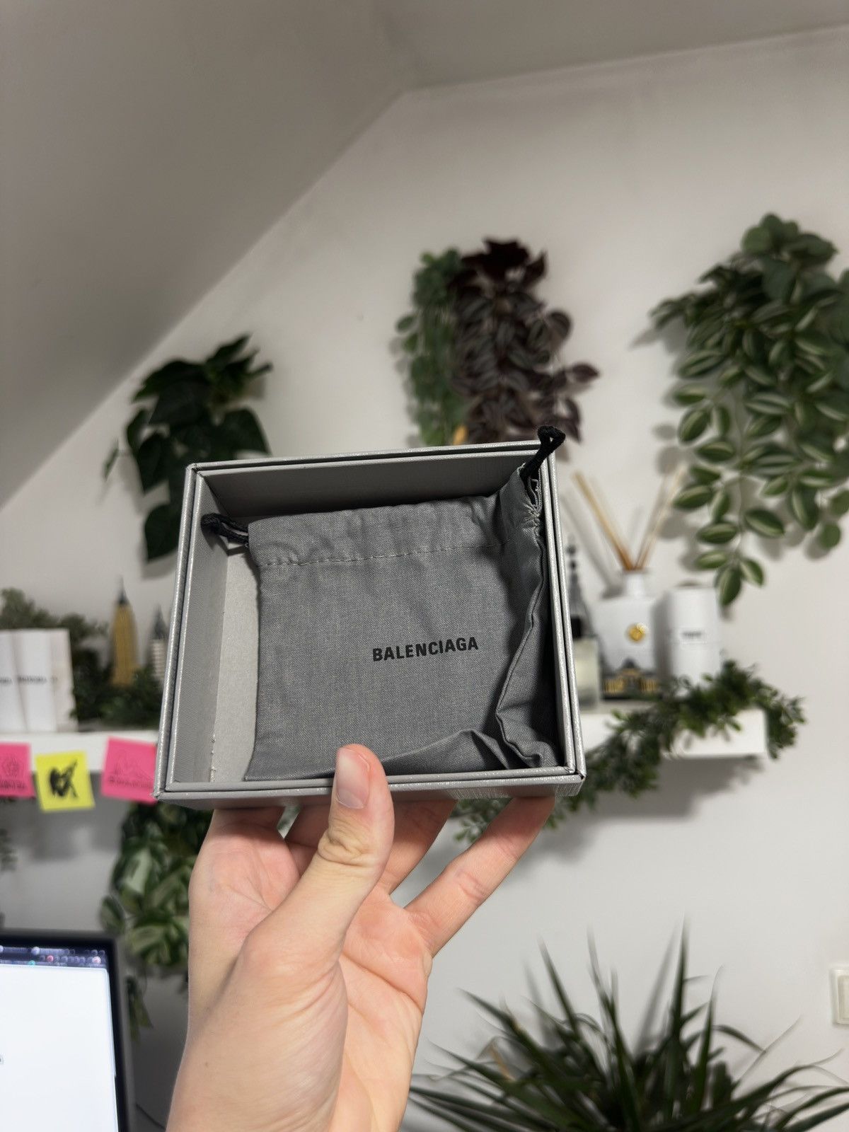 Balenciaga Balenciaga Graffiti Print Leather Bifold Wallet Size ONE SIZE - 7 Thumbnail