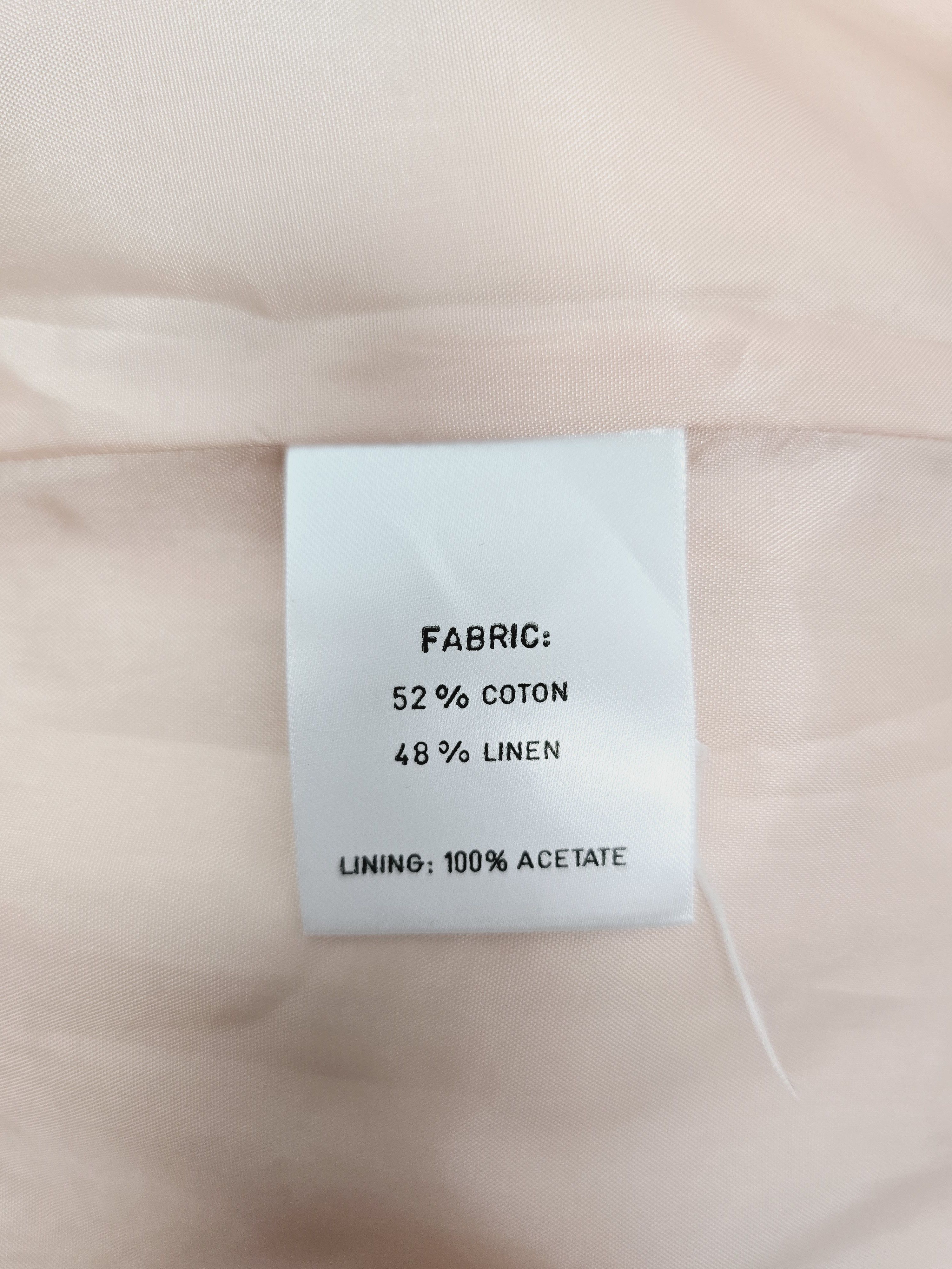 Purdey Purdey Pink Blazer Coat, Cotton/Linen Blend, Size EU 38 Size S / US 4 / IT 40 - 13 Thumbnail