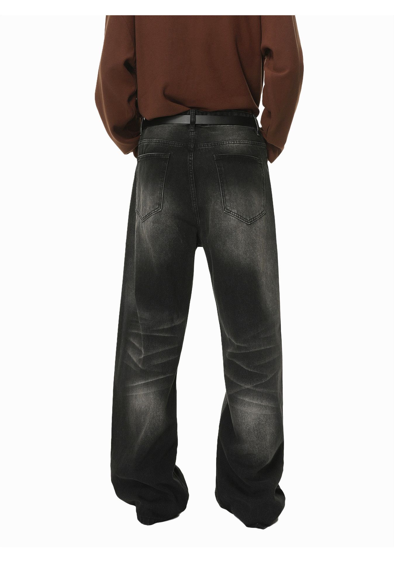 Vintage Men's American retro Vibe distressed wide-leg straight jeans Size US 32 / EU 48 - 4 Thumbnail