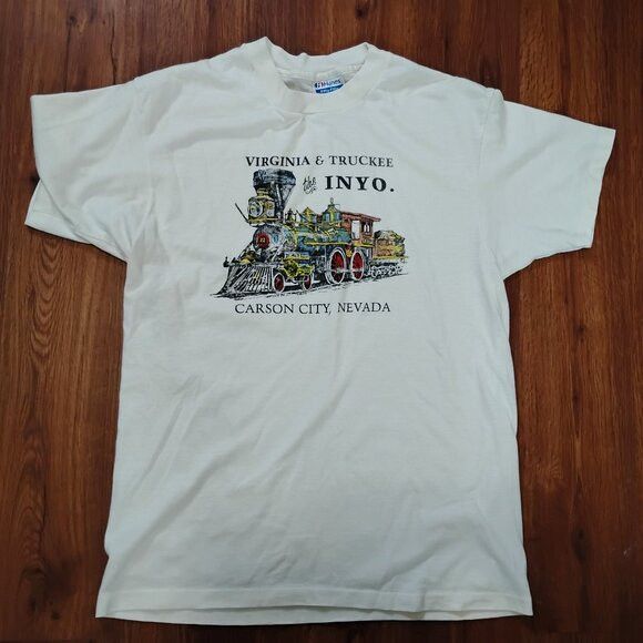 Other Vintage Virginia & Truckee Railroad Train Caron City T-Shirt Size US L / EU 52-54 / 3 - 2 Thumbnail