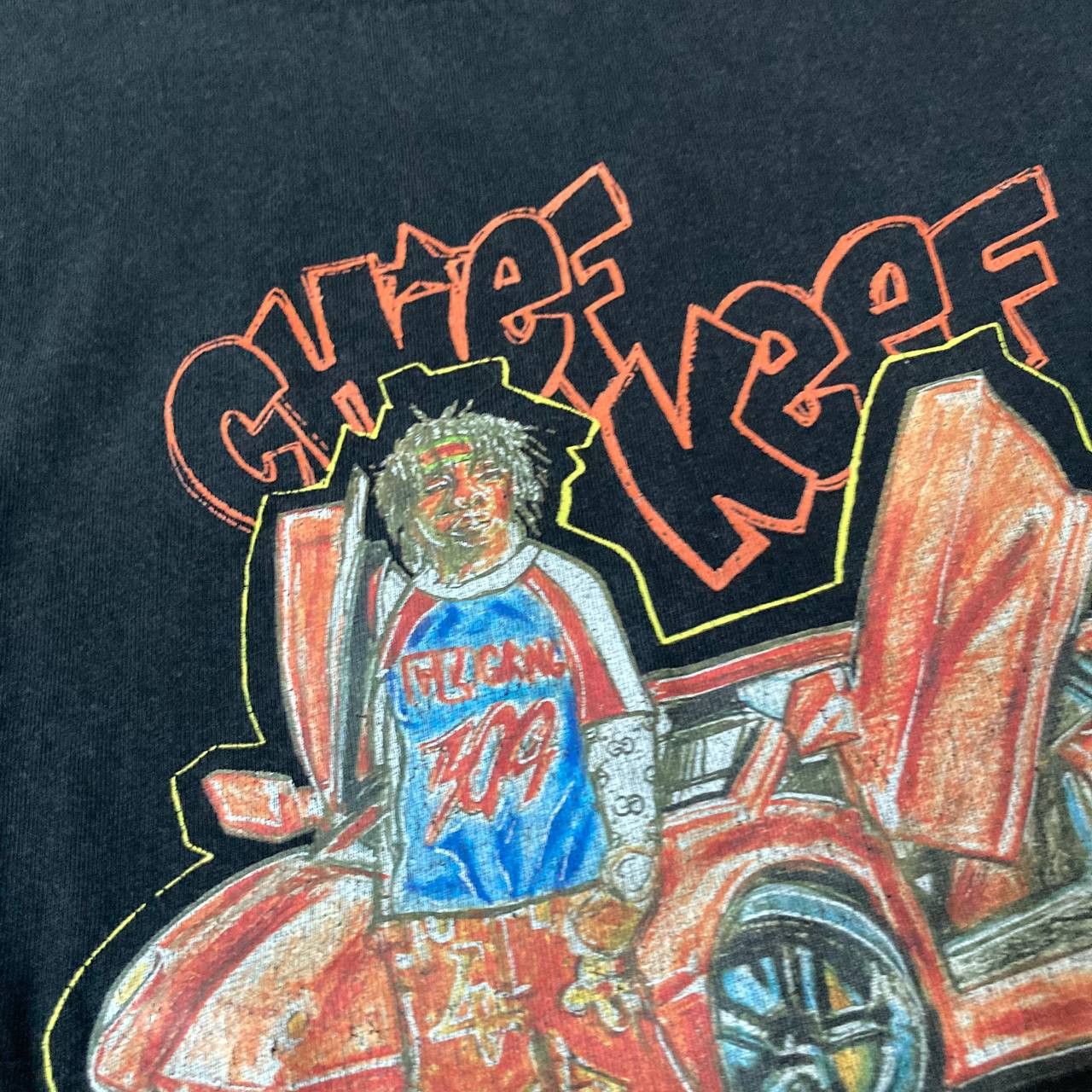 Rap Tees Chief Keef Glo Gang Drill Rap Hip Hop Band Tee Size US M / EU 48-50 / 2 - 3 Thumbnail