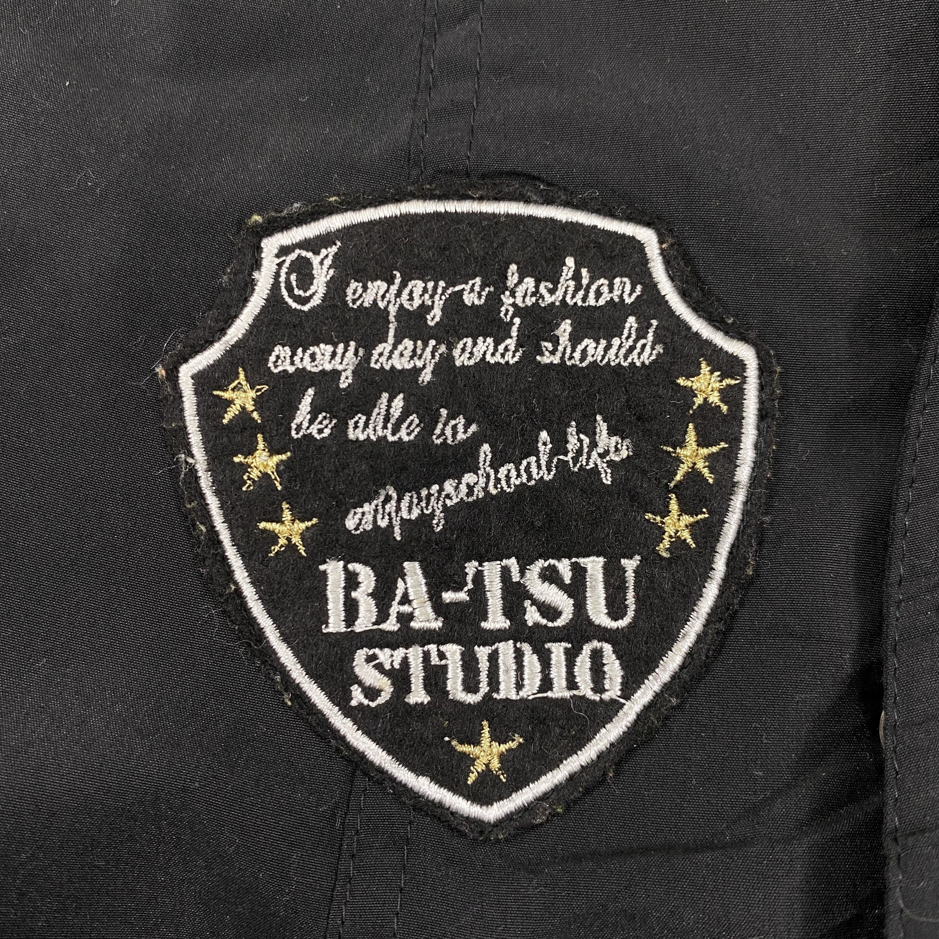 If Six Was Nine Vintage BA-TSU STUDIO Puffer Hoodie Black Jacket- J507 Size US XS / EU 42 / 0 - 8 Thumbnail