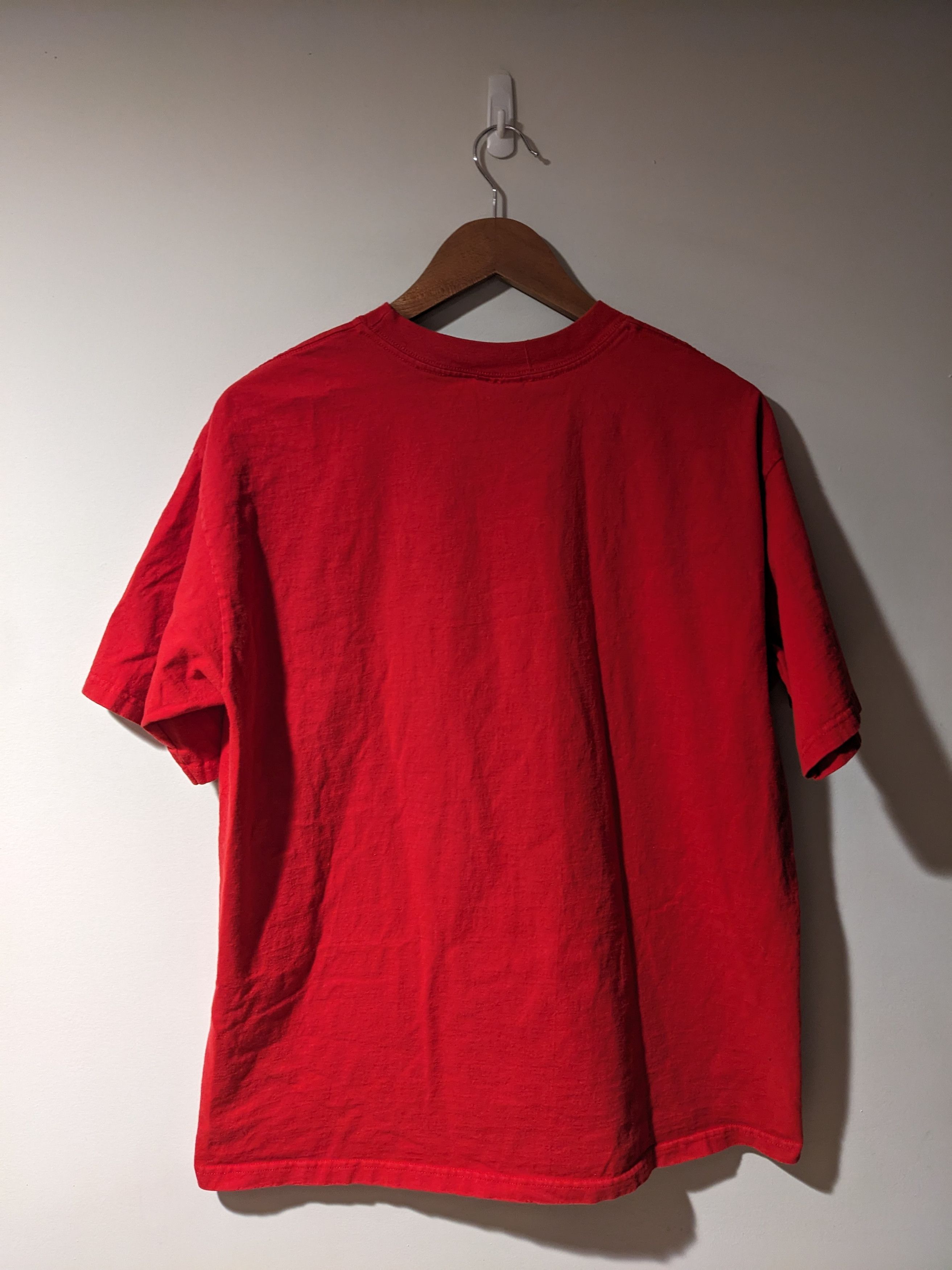 Bacardi × Vintage Vintage 90s Bacardi Rum Logo Alcohol Red Large T-Shirt Size US L / EU 52-54 / 3 - 4 Thumbnail