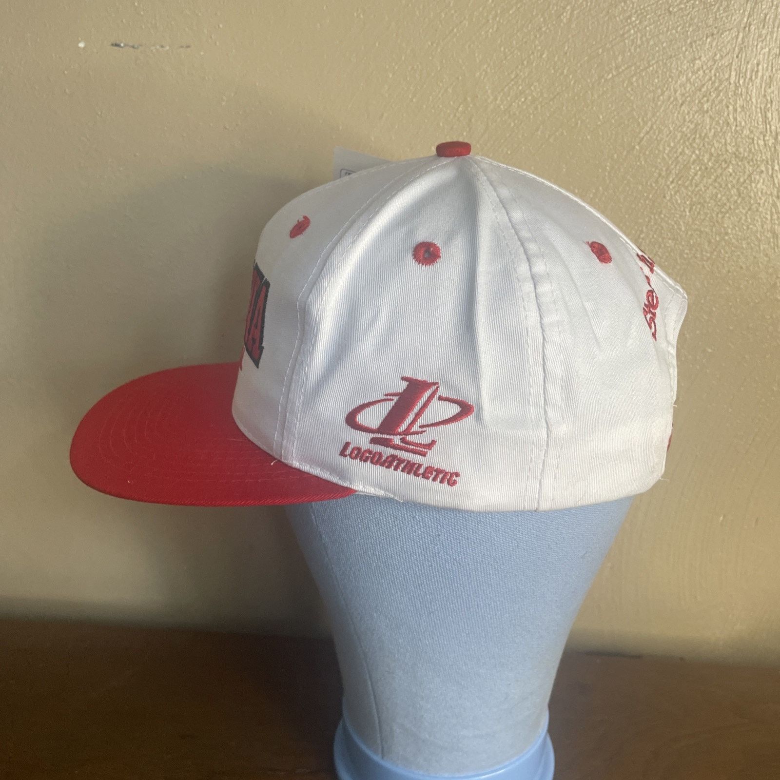 Logo Athletic VINTAGE NWT Indiana University Football Logo Athletic Hat Size ONE SIZE - 5 Thumbnail