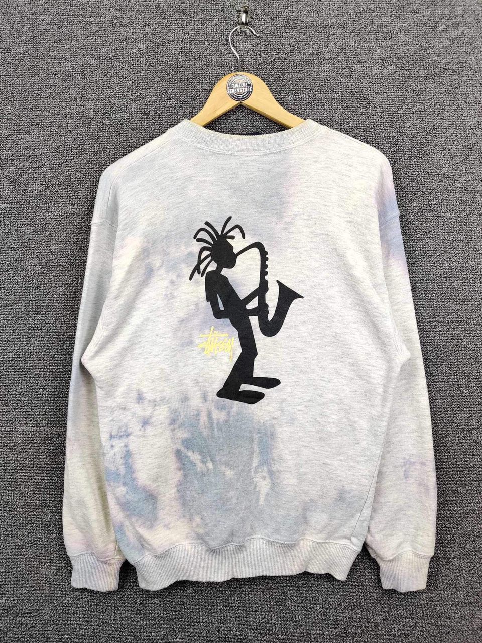 Vintage Stussy Trumpet Man Crewneck Sweatshirt