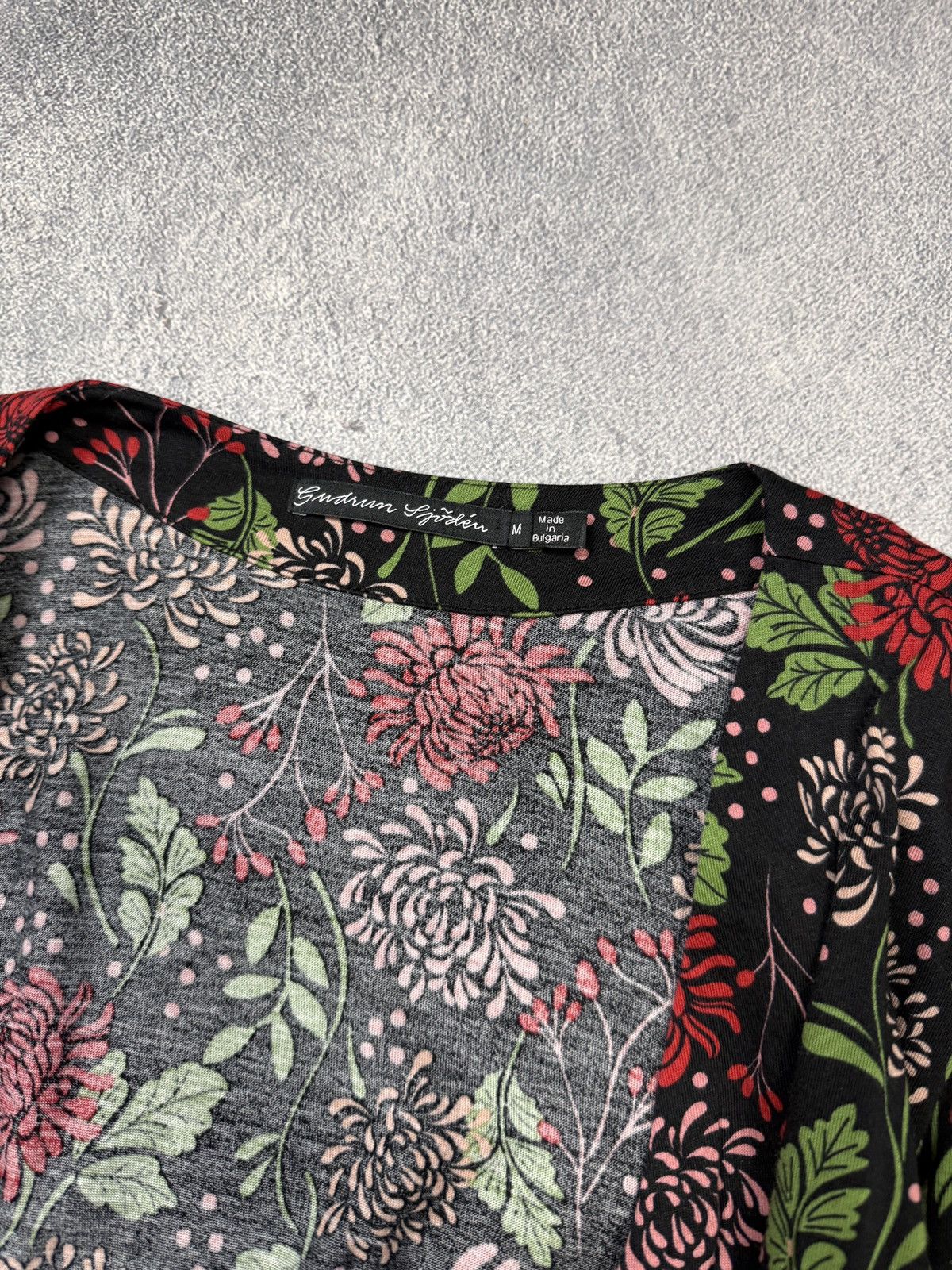Gudrun Sjoden Gudrun Sjoden Women Dress Linen Cotton Flowers Size M / US 6-8 / IT 42-44 - 3 Thumbnail