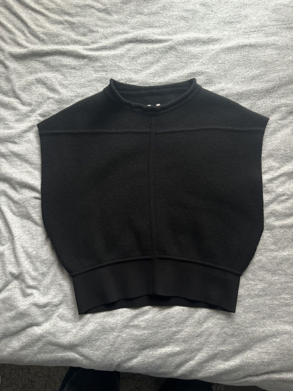 image of Rick Owens Rick Owen’S Fw23 Luxor Knit Top Runway Piece in Black, Men's (Size XS)