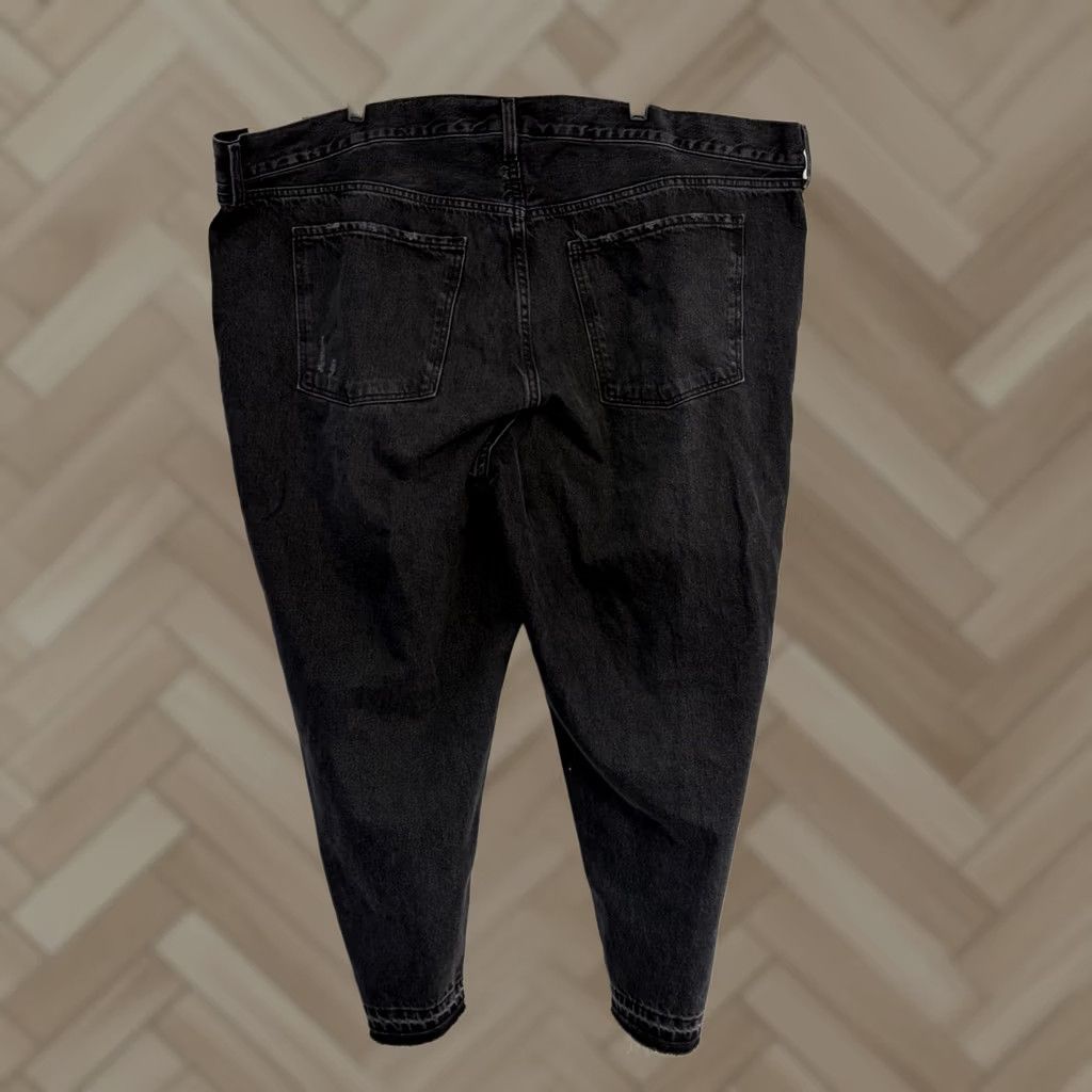 Old Navy NWT Old Navy Black Women's Size 24 High Rise Slouchy Taper Ankle Jeans Size 32" / US 10 / IT 46 - 1 Thumbnail