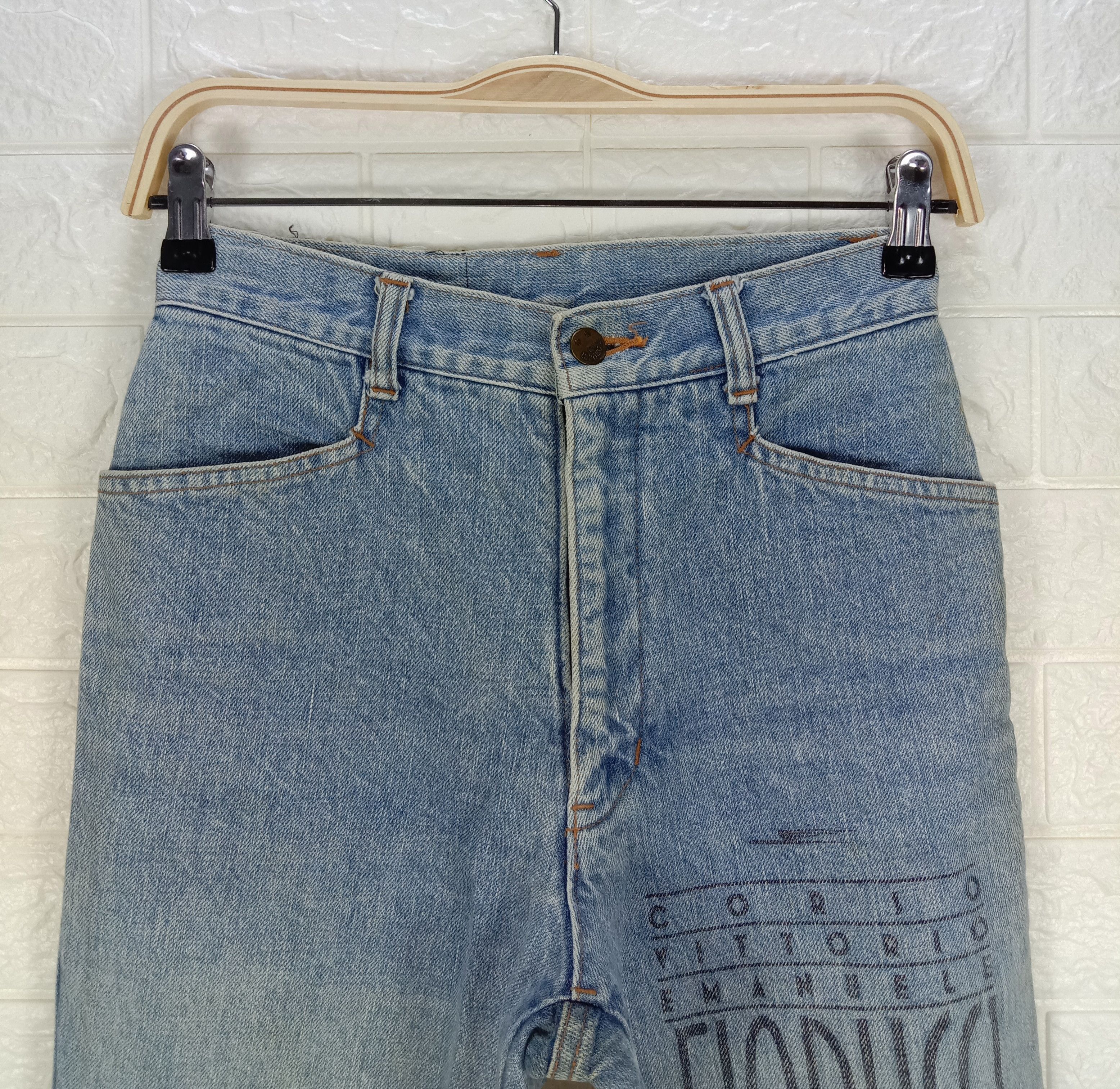 Fiorucci Vintage Fiorucci Italian Designer Leg Zipper Jeans Size 26" / US 2 / IT 38 - 2 Thumbnail