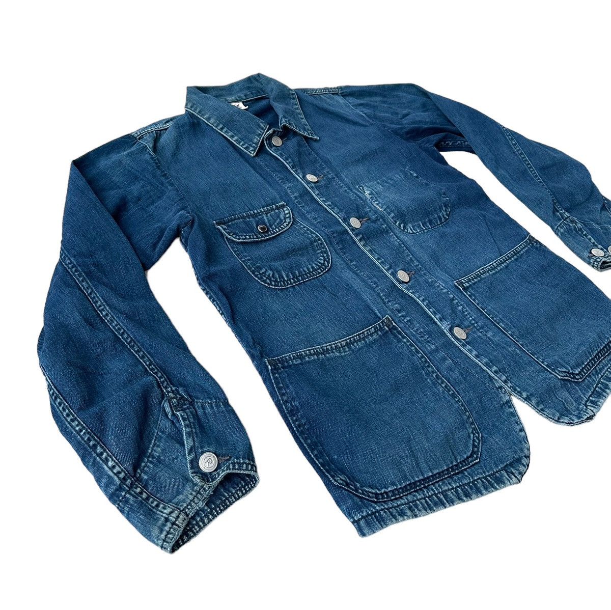 45rpm Vintage 45rpm worker denim jacket Size US S / EU 44-46 / 1 - 3 Thumbnail