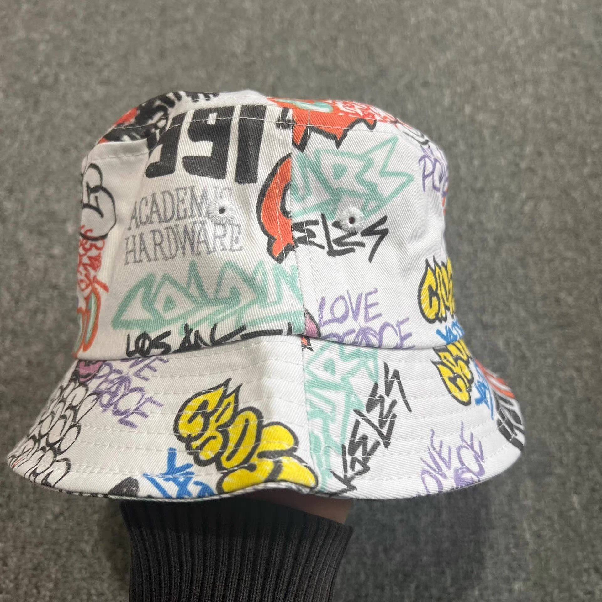 Cross Colours CrossColoursstreet styleall-overprintgraffiti bucket hat Q7 Size ONE SIZE - 4 Thumbnail