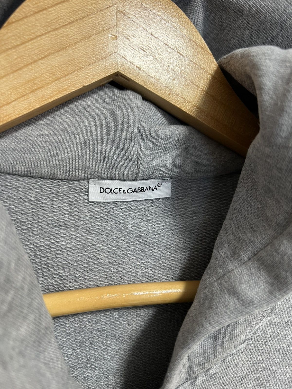 Dolce & Gabbana Dolce & Gabbana Zip Up Hoodie Gray Size XS Pullover Size XS / US 0-2 / IT 36-38 - 4 Thumbnail