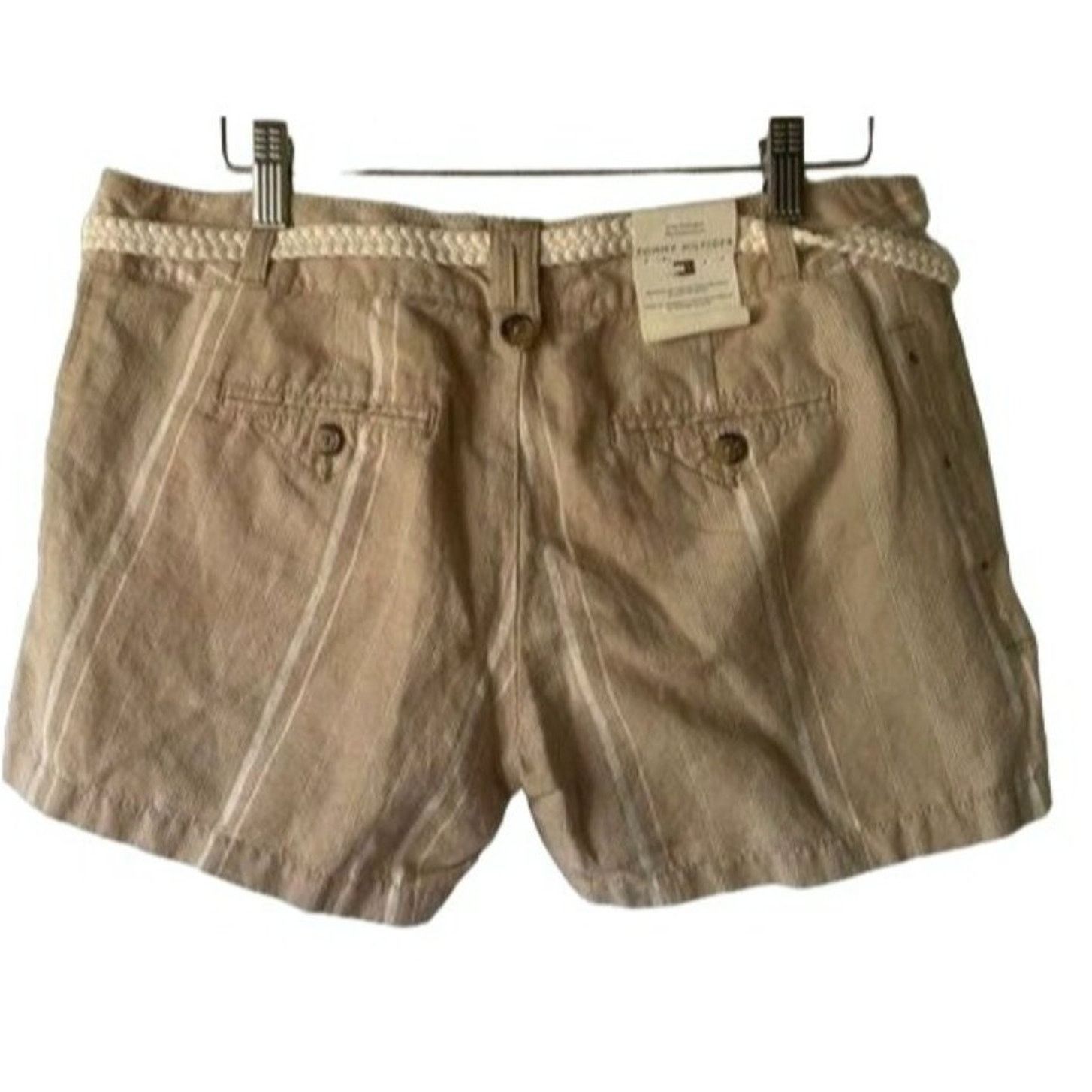 Tommy Hilfiger Tommy Hilfiger NWT· Size 6 · Linen Blend Chino Shorts Beige Size 28" / US 6 / IT 42 - 2 Thumbnail