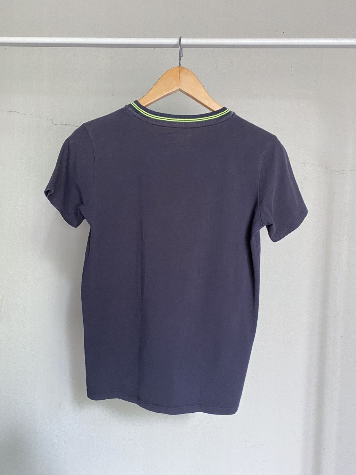 Emporio Armani Emporio Armani White T-Shirt with Green Trim Size US S / EU 44-46 / 1 - 15 Thumbnail