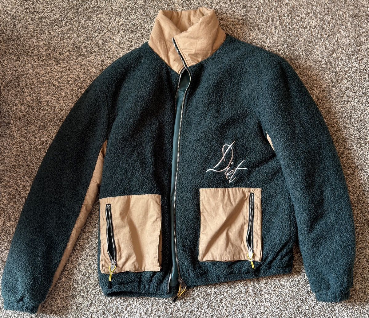 Diet Starts Monday Green Fleece Zip Jacket - Dirt Starts Monday (DSM) Size US XXL / EU 58 / 5 - 1 Thumbnail