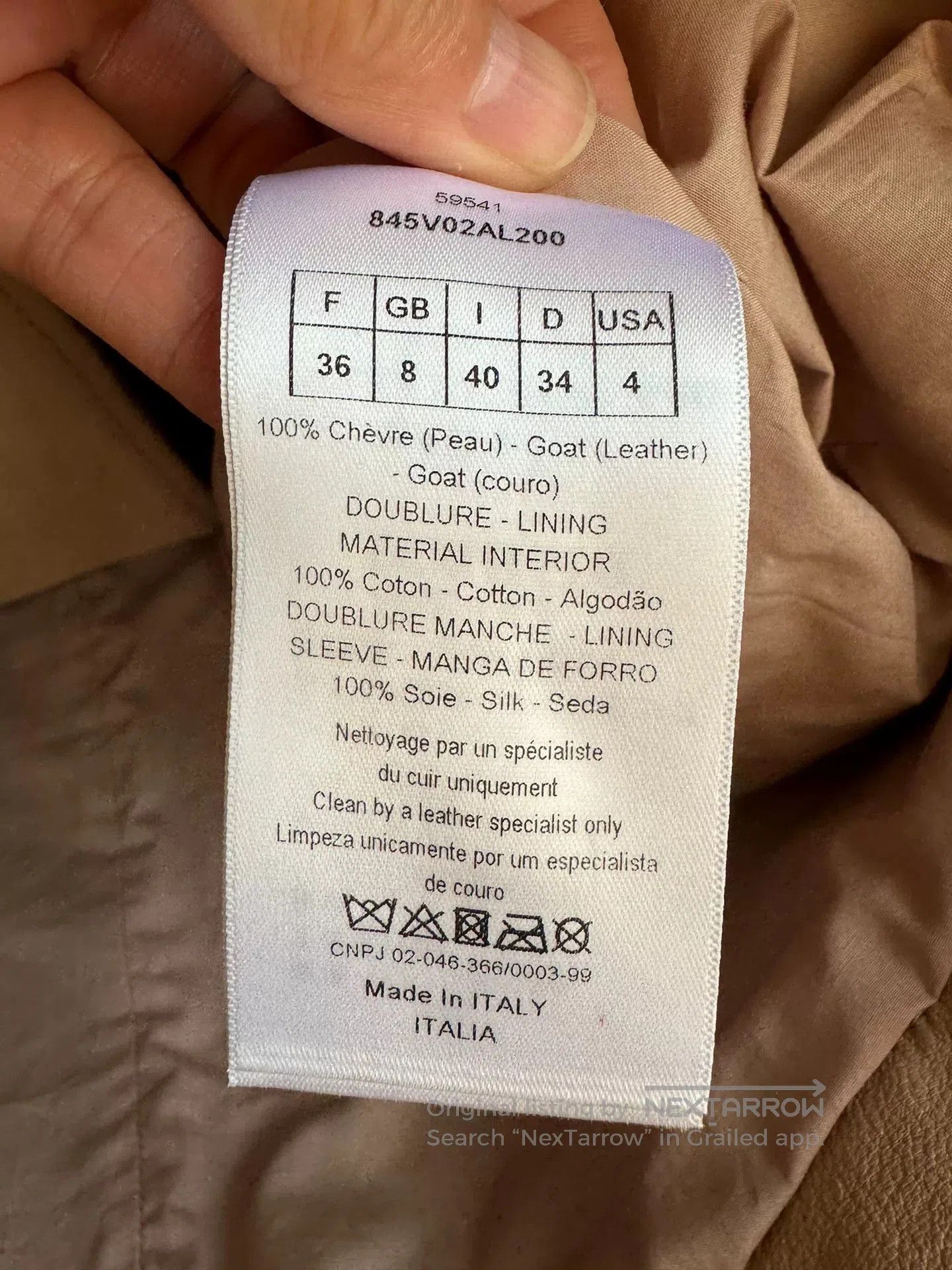 Dior Dior Classic Sheepskin Jacket. Size XS / US 0-2 / IT 36-38 - 8 Thumbnail
