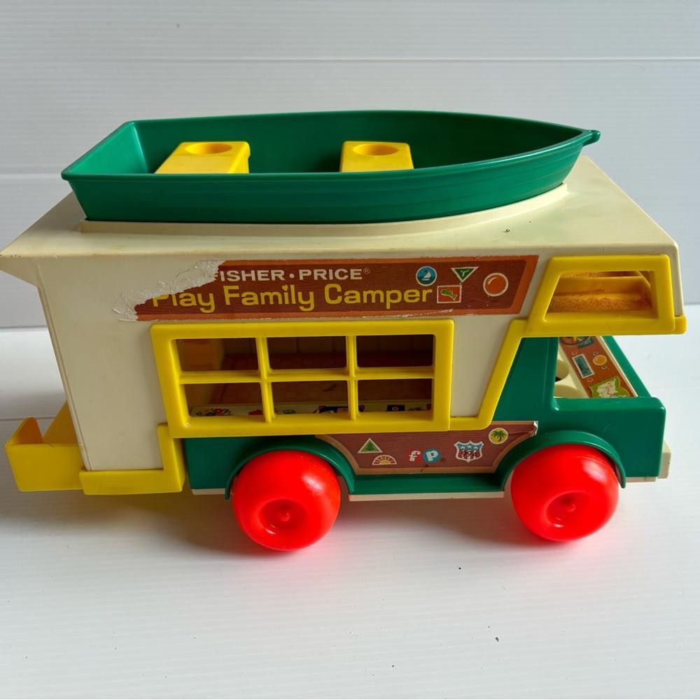 Designer 1972 Fisher Price Little People Play Family Camper Size ONE SIZE - 6 Thumbnail