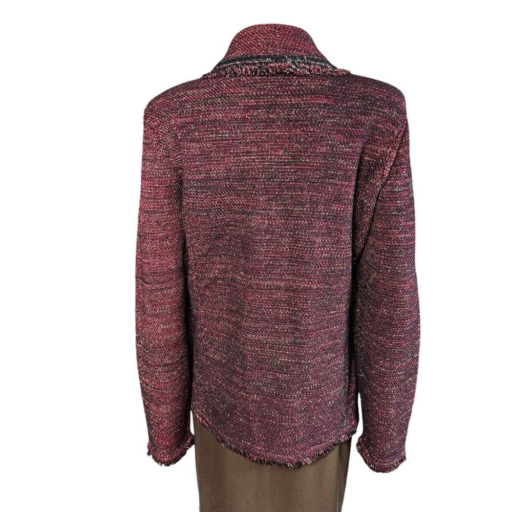 Chicos New Chico's Tweed Lurex Cardigan Sweater Size 3 US XL Size XL / US 12-14 / IT 48-50 - 5 Thumbnail