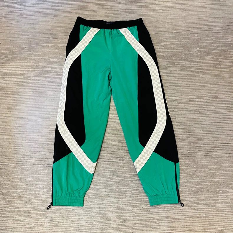 Louis Vuitton size m Black-and-green paneled checkerboard