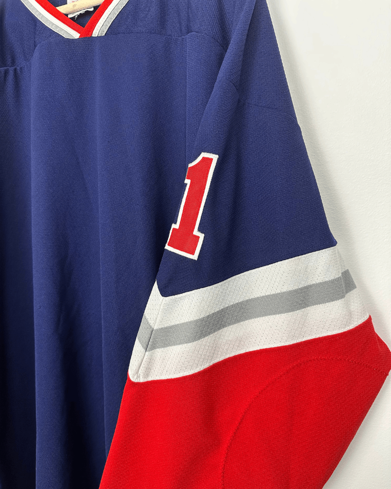 NHL × Vintage Athletic Knit New York Rangers Blank Hockey Jersey - XXL/2XL Size US XXL / EU 58 / 5 - 5 Thumbnail