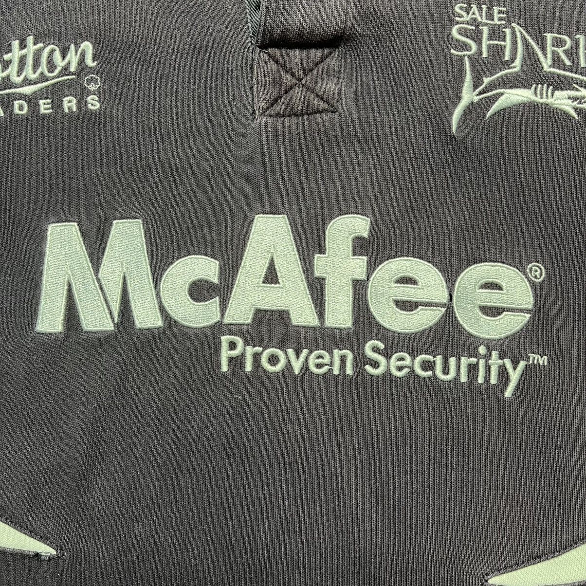 Cotton Traders Vintage Cotton Traders Sale Sharks Rugby Polo Jersey McAfee Size US L / EU 52-54 / 3 - 5 Thumbnail