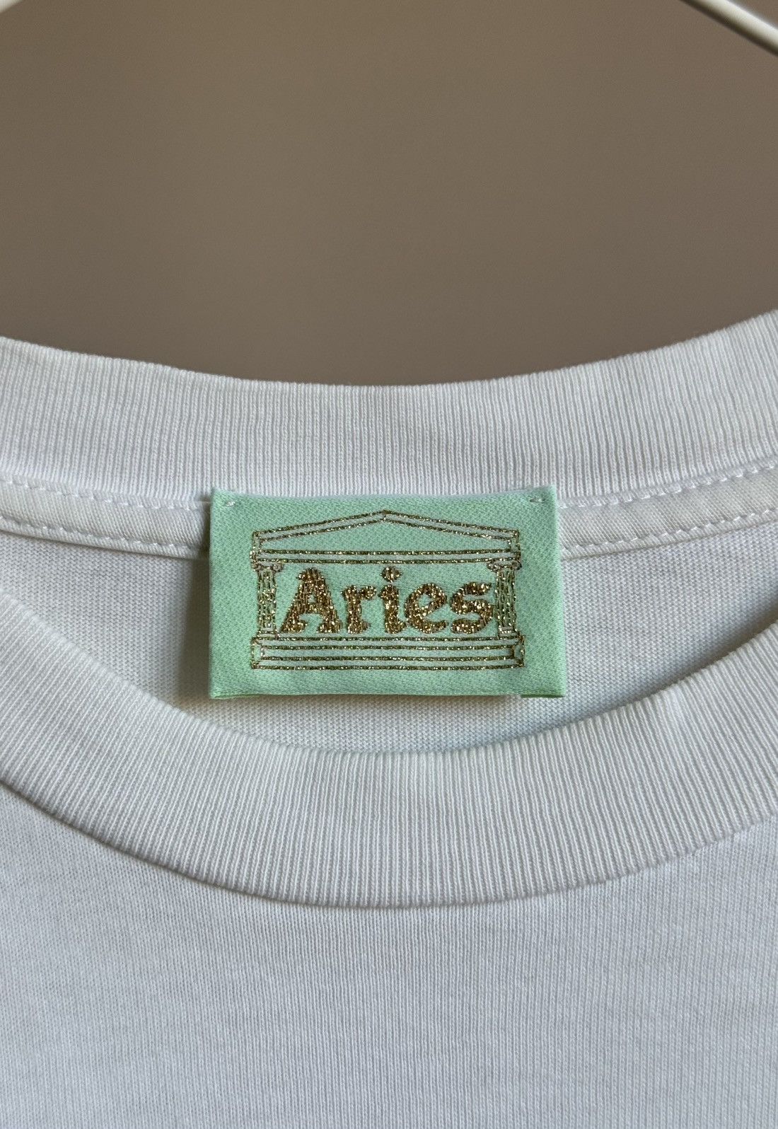 Aries Aries Arise Back Logo Tshirt Size US XL / EU 56 / 4 - 9 Thumbnail