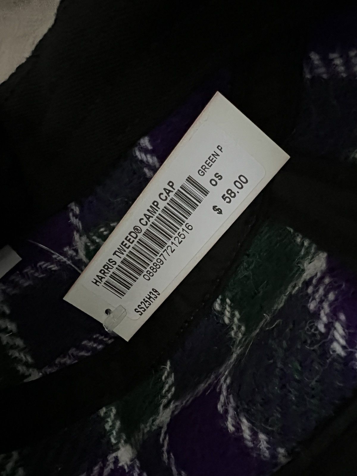 Supreme SUPREME HARRIS TWEED CAMP CAP Size ONE SIZE - 2 Thumbnail
