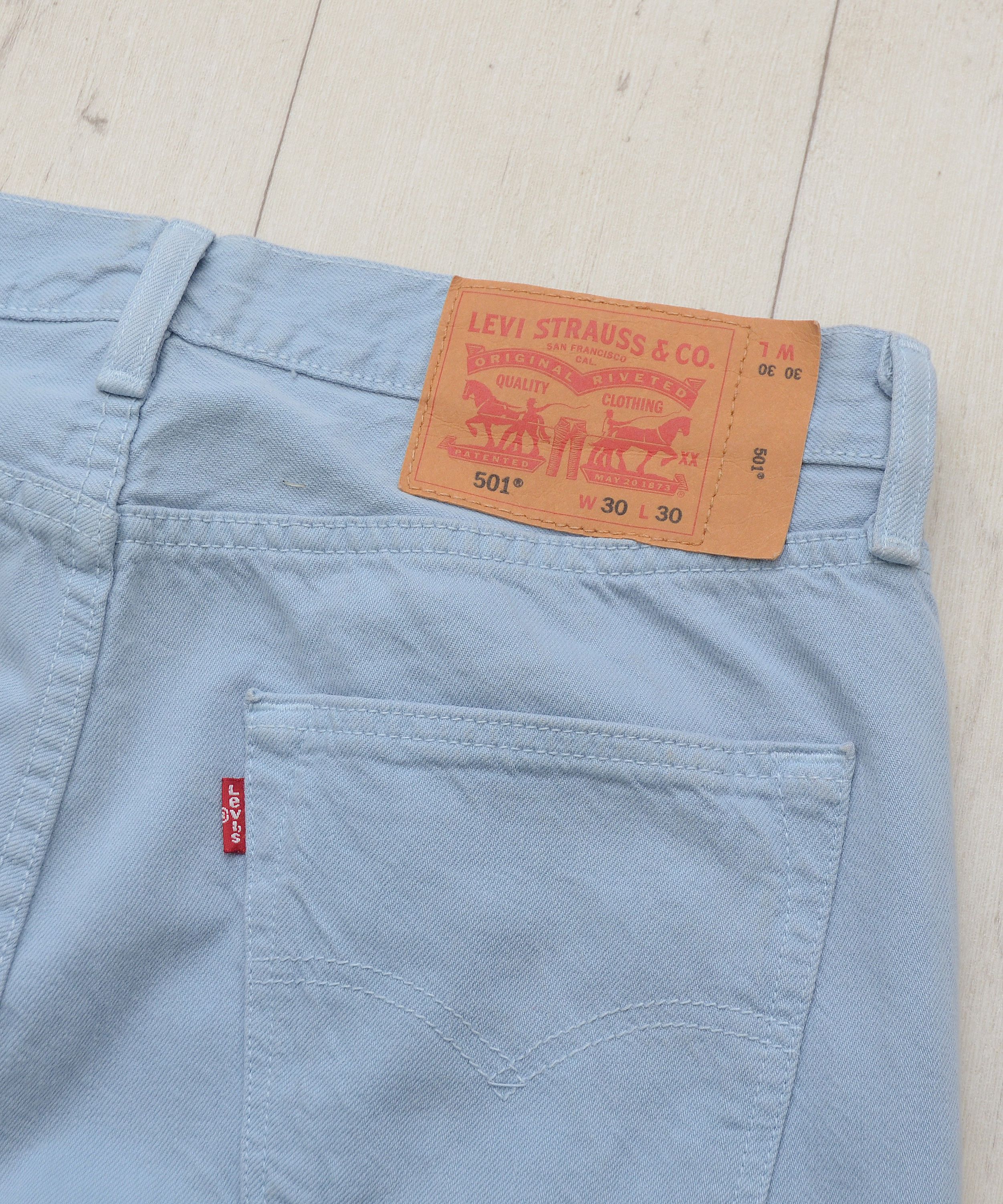 Levi's Vintage Style Levi’s 501 Blue Jeans W30 L30 Size US 30 / EU 46 - 9 Thumbnail