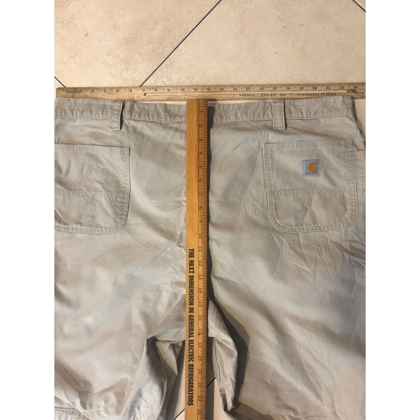 Carhartt Carhartt Shorts Mens 48 Carpenter B147 Tan Workwear 90s American Outdoor Size US 32 / EU 48 - 6 Thumbnail