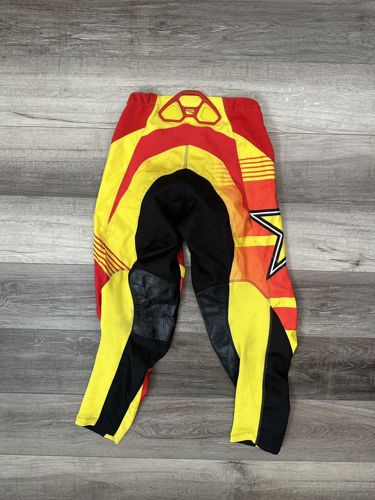 Rockstar Games Rockstar Energy Moto Cross Pants Red + Yellow Sz. 30 Retro Size US 30 / EU 46 - 8 Thumbnail