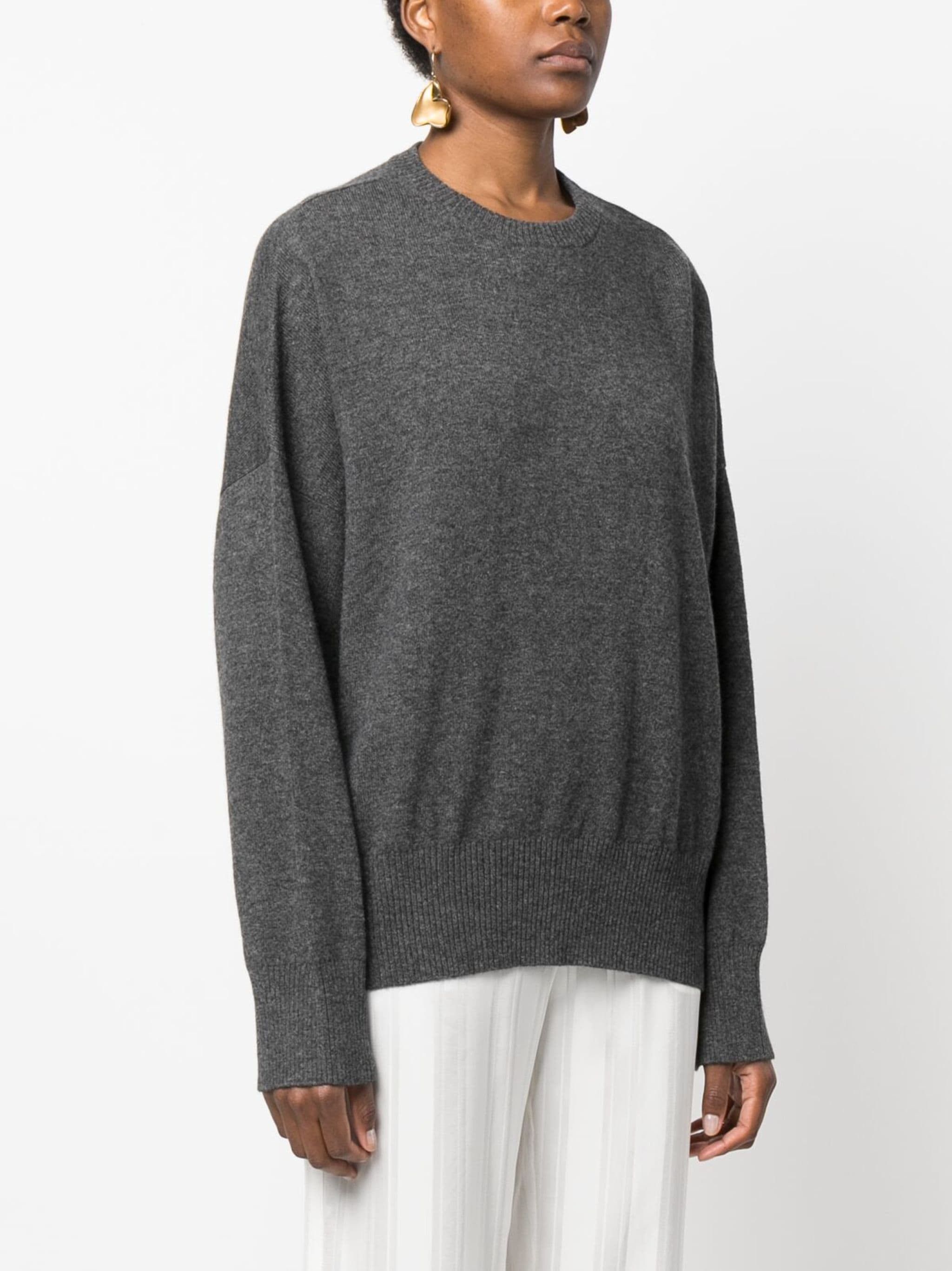 Loulou de Saison o1s22i1n1024 Cashmere Pullover Sweater in Grey Size S / US 4 / IT 40 - 5 Thumbnail
