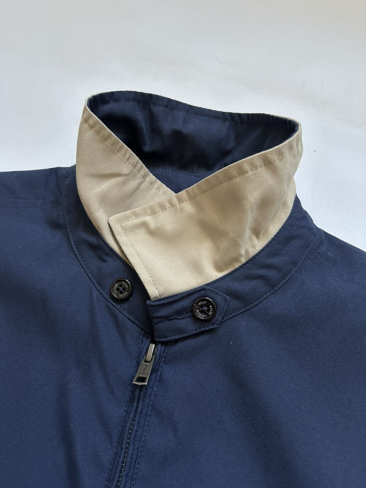 Polo Ralph Lauren Vintage Polo Ralph Lauren Blue Harrington Jacket Men's L Size US L / EU 52-54 / 3 - 10 Thumbnail