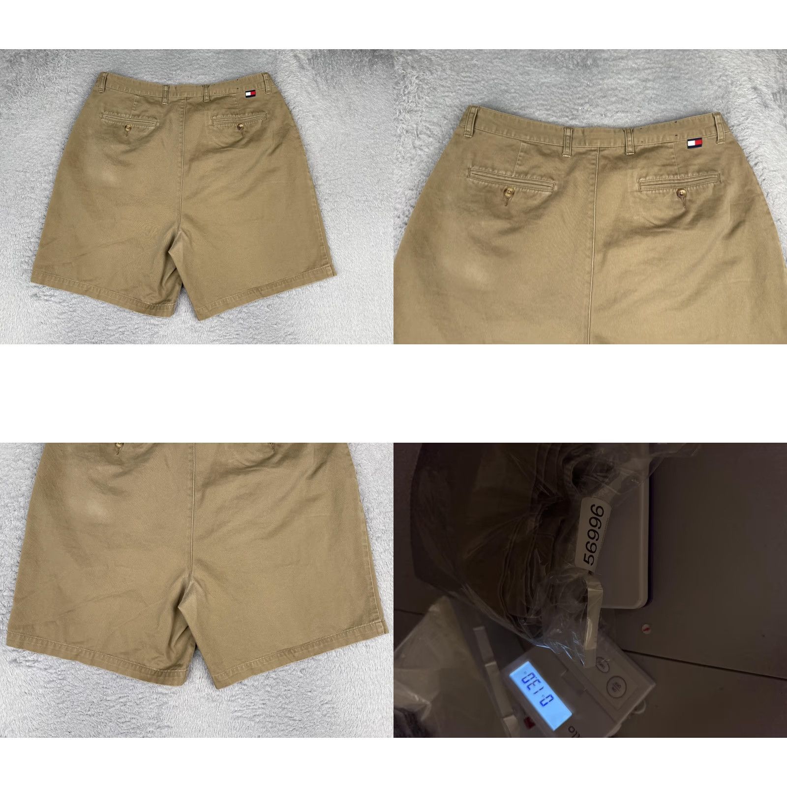 Tommy Hilfiger Tommy Hilfiger Shorts Mens 36 Beige Chino Pleated 8 Inseam Casual Summer Size US 36 / EU 52 - 9 Thumbnail