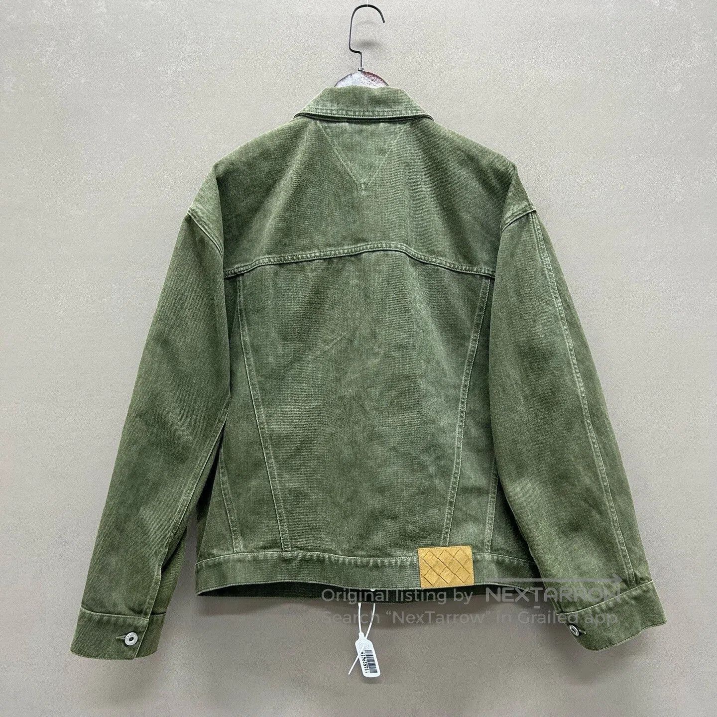 BV By Bodega BV Olive Green Denim Jacket for Men. Size US M / EU 48-50 / 2 - 2 Thumbnail