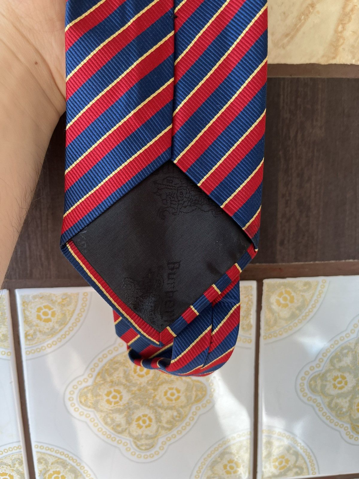 Burberry Silk vintage Burberry’s tie Size ONE SIZE - 4 Thumbnail