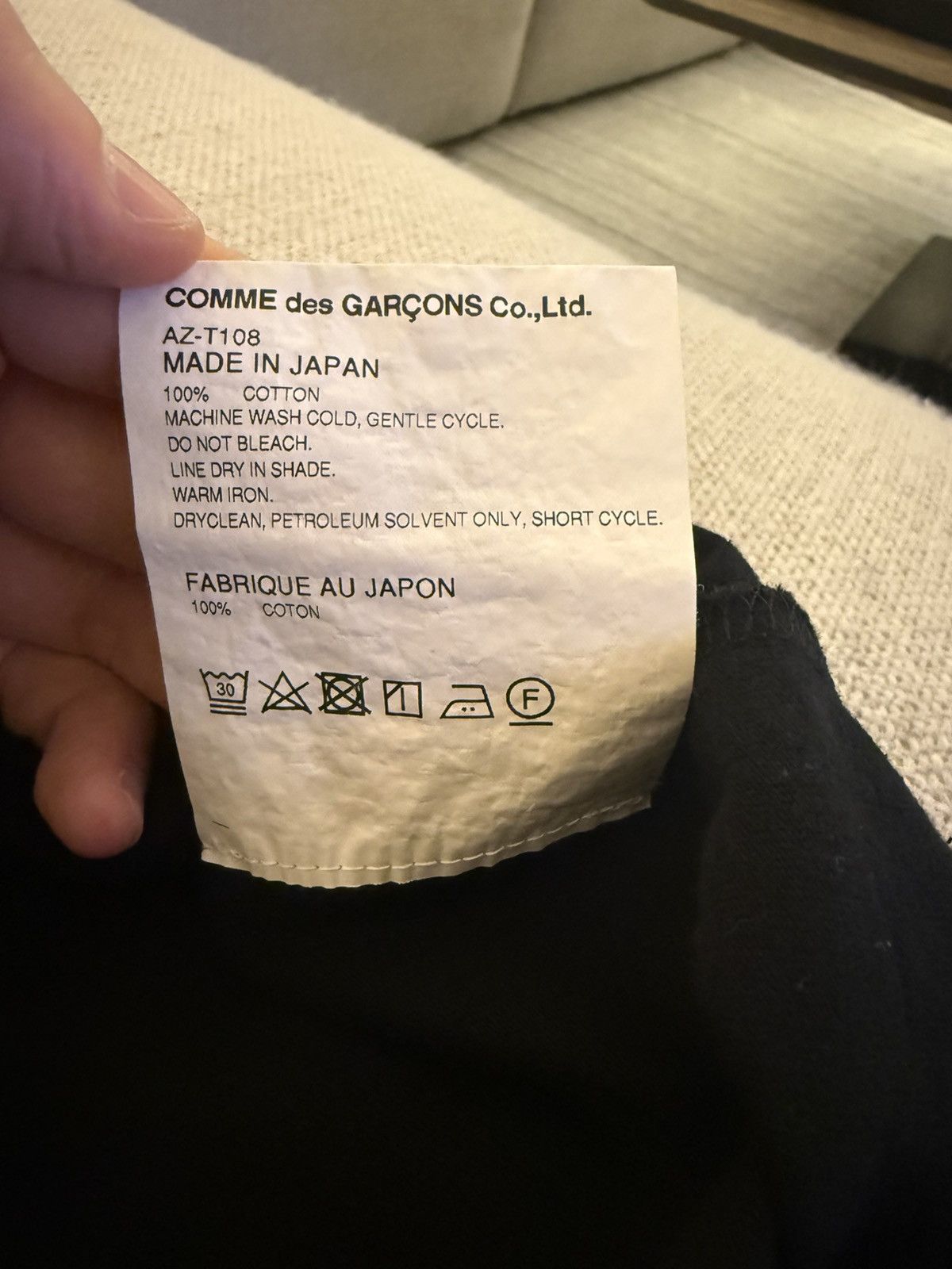 Comme des Garcons PLAY Comme des Garçons PLAY Red Heart Tee — Black, XL Size US XL / EU 56 / 4 - 5 Thumbnail