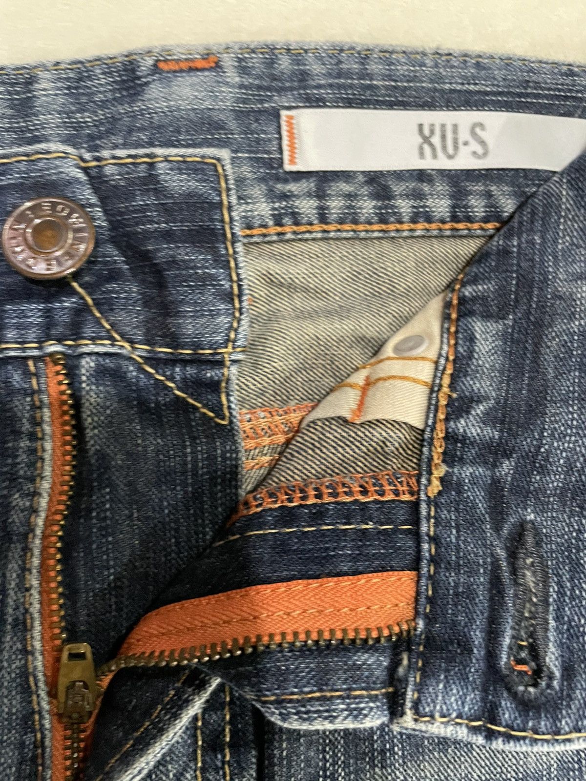 Edwin Vintage Edwin Faded Distress Denim Jeans Size US 33 - 6 Thumbnail
