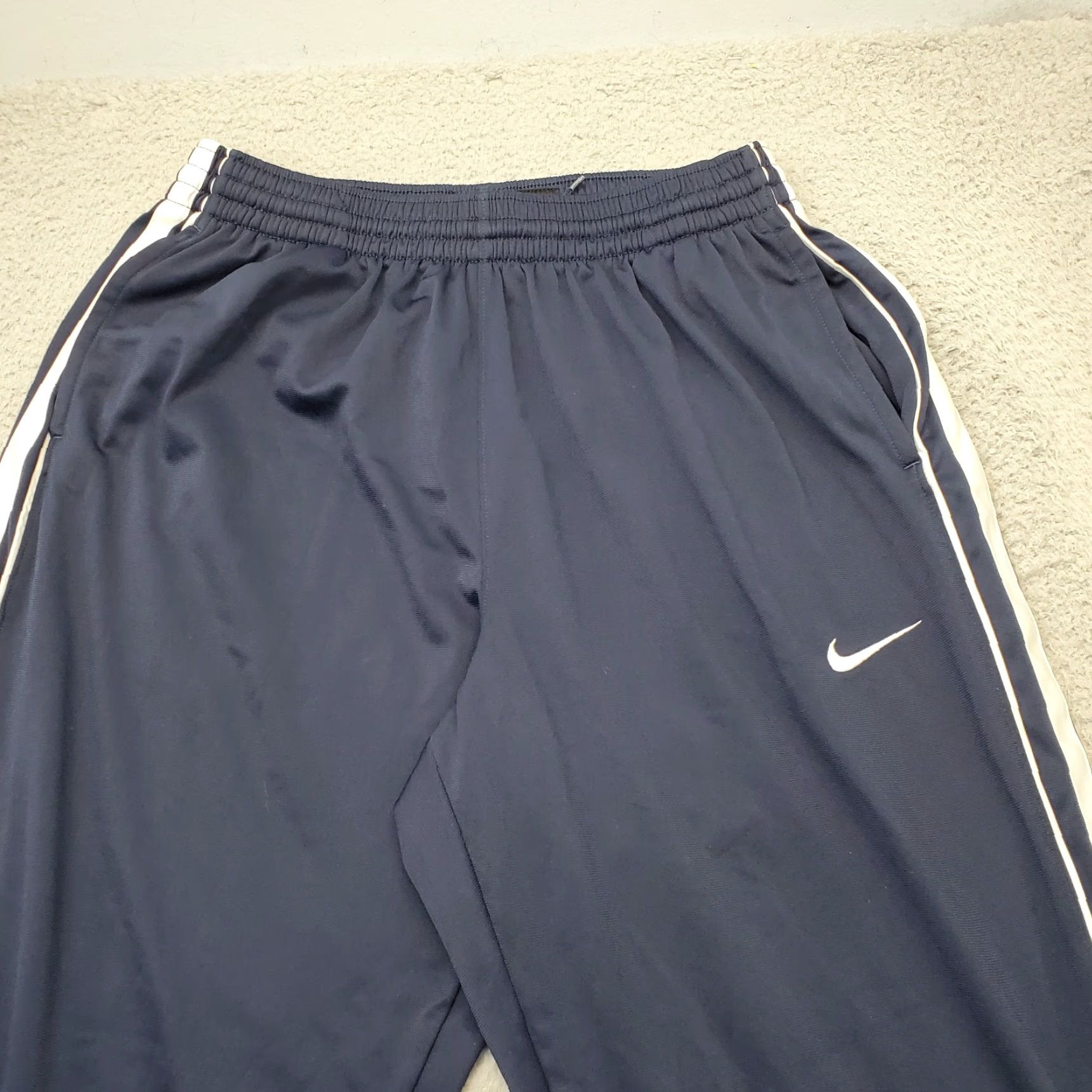Nike Nike Basketball Performance Sweatpants Men M Multi Striped Activewear Drawstring Size US 31 - 3 Thumbnail
